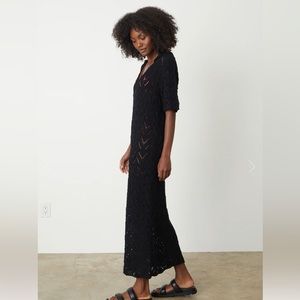 NWT JACQUELINE CROCHET STITCH MAXI DRESS
